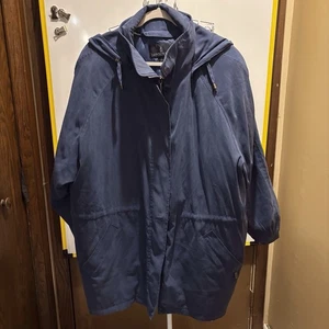 London Fog Jacket Mens Medium Nylon Polyester Full Zip Pockets Classic Warm 2X - Picture 1 of 5
