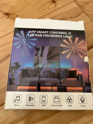 Nueva APP SMART CONTROL IC LED RGB LUCES FUEGOS ARTIFICIALES EN CAJA Foto 1 de 4