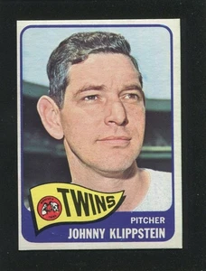 #384 JOHNNY KLIPPSTEIN, Twins - 1965 Topps: NM, o/c, pack fresh 221776e - Picture 1 of 3