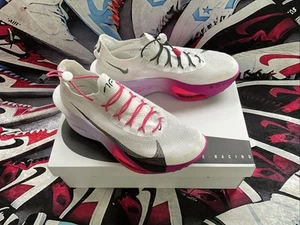 Size 13 - Nike Air Zoom Alphafly NEXT% 3 White Vivid Grape PRISTINE - Picture 1 of 6