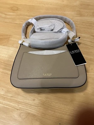Lauren Ralph Lauren Resort Tan Leather Shoulder bag with Dust Bag BNWT rrp £220 - Image 1 of 4