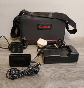 Canon CA-100 Akku Ladegerät + RU-100E Adapter & Canon Camcorder Tragetasche - Bild 1 von 5