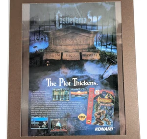 1994 Castlevania Bloodlines Sega Genesis Werbung - gerahmt 12x9,5 Vampir Spiel Dekor - Bild 1 von 8