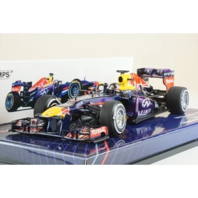 MINICHAMPS 1/43 Infiniti Red Bull RB9 S. Vettel India Indian 2013 WC 410130901 - Image 1 of 4