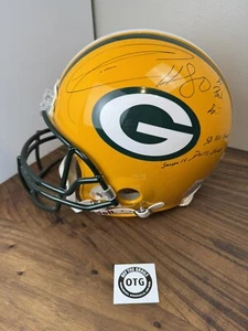 Green Bay Packers Donald Driver Signed Auto FS Authentic Helmet 3 Scripts - Picture 1 of 4