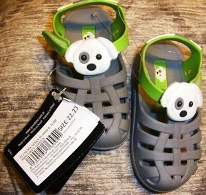 Badeschuhe Gr. 22/23 Strandschuhe Sandale Gr.22/23 grau/gruen Impanema - Bild 1 von 3