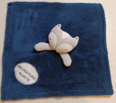 Vellón azul Baby Gear Fox Lovey Adventure Awaits Foto 1 de 4