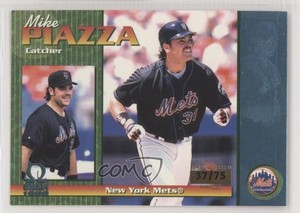 1999 Pacific Omega Platinum Blue /75 Mike Piazza #156 HOF