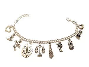 HIMYM Bracciale How I Met Your Mother Corno Blu Ombrello Giallo Nichel Free - Picture 1 of 1