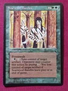 Magic The Gathering THE DARK SCARWOOD BANDITS green card MTG - Picture 1 of 2