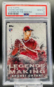 Shohei Ohtani ROOKIE 2018 Topps Legends In The Making PSA 10 GEM #LITM-2 CARD