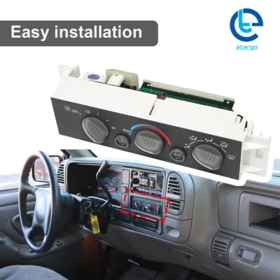 Panel de control de climatización de calefacción de aire acondicionado para Chevy Tahoe GMC Yukon C/K1500 2500 1996-00 Foto 1 de 4
