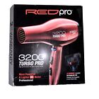 RED Pro by Professional Hair Dryer 3200 Turbo with Bonus Attachments Powerful...