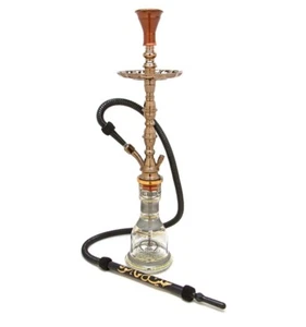 KM KHALIL MAAMOON SHAMADAN OXIDIZED 33" COMPLETE HOOKAH SET: Shisha Pipe - Picture 1 of 6