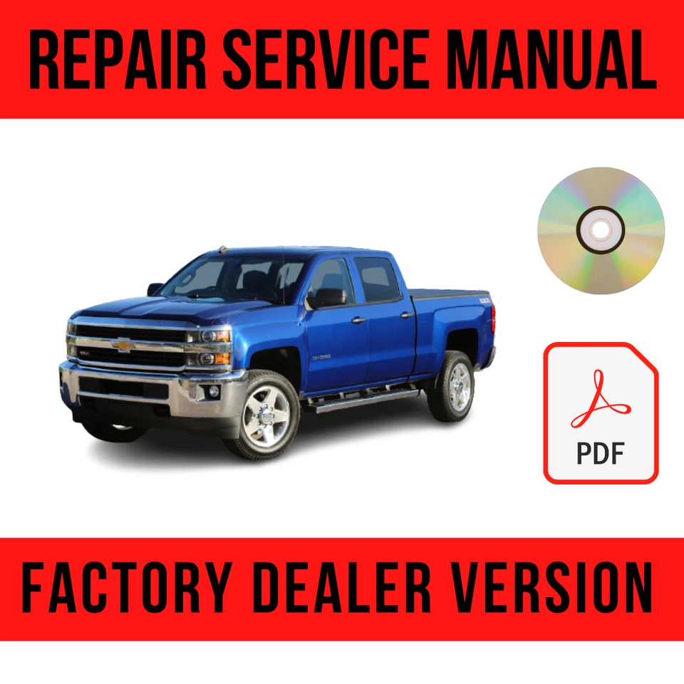 Chevrolet Silverado 2500 3500 HD 2014-2019 manual de reparación + diagramas de cableado chevy Foto 1 de 1