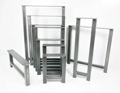 Schwerlast Metall Tischbein Esszimmer Kaffee Bank Büro Schreibtisch Stahl Bock - Bild 1 von 4