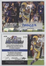 2022 Leaf Pro Set Metal Action Ink Silver Crystals /30 Corey Kiner #AI-CK1 Auto