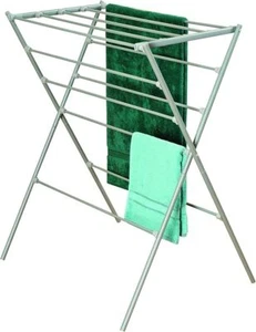Airer Clothesline 12 Rail Balcony Dryer Indoor Clothes Line Laundry Rack - Picture 1 of 2