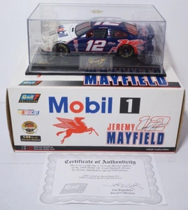 Revell 1:24 Scale Diecast Car BANK #12 Jeremy Mayfield 1999 Mobil 1 Ford Diecast - Picture 1 of 7
