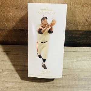2012 Hallmark Keepsake Ornament Willie Mays “The Catch” NIB. - Picture 1 of 3