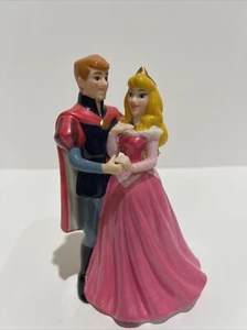 Disney Sleeping Beauty And Prince Ceramic Figure from Disneyland Parks Glitter - Picture 1 of 6