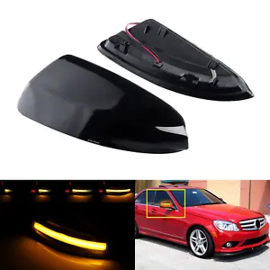 2 Dynamic LED Wing Mirror Indicator Turn Signal Light For Mercedes ML-Class W164 - Picture 1 of 12
