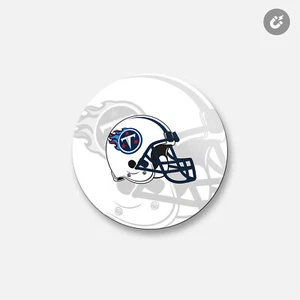 Tennessee Titans NFL | 4"" X 4"" Imán decorativo redondo - Imagen 1 de 2