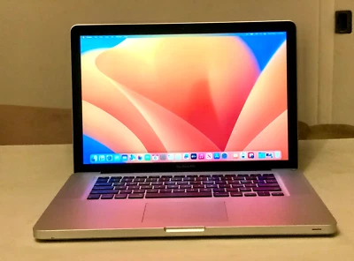 MacBook Pro 15.4“ Intel i7 CPU 16G RAM 240G SSD Apple MacOS Ventura DVD-RW A1286 - Image 1 of 4