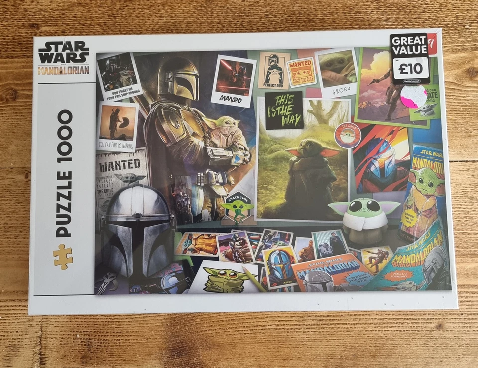 Star Wars The Mandalorian 1000 Piece Jigsaw Puzzle - New & Sealed - image 1 of 1