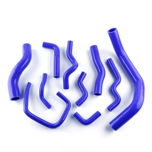 Radiator Silicone Hose For Nissan Silvia 200SX 240SX S13 S14 S15 SR20DET Blue - Picture 1 of 21