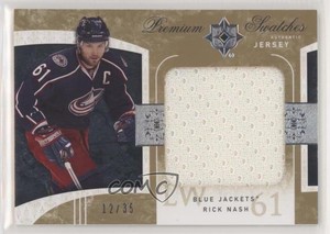 2009-10 Upper Deck Ultimate Collection Premium Swatches /35 Rick Nash #PS-RN