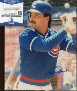 RAFAEL PALMEIRO Signed 8X10 autograph CUBS RANGERS ORIOLES BECKETT BAS COA - Picture 1 of 1