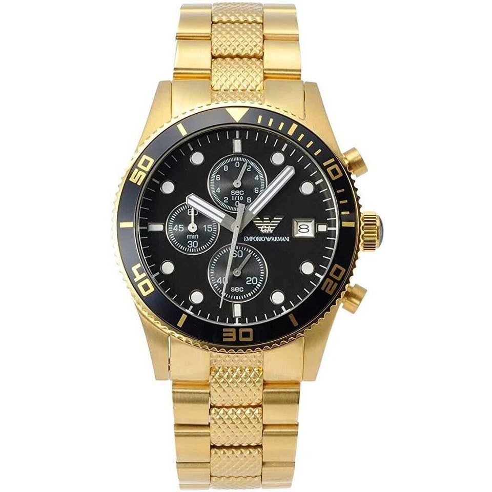 Emporio Armani AR5857 Wristwatch for Men - Gold