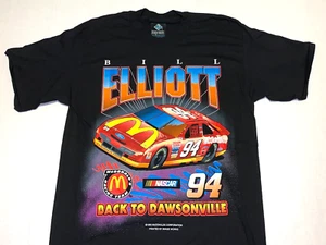 Rare Vintage 1995 Awesome Bill Elliott Back To Dawsonville NASCAR T-Shirt New LG - Picture 1 of 2