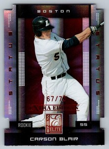 2008 Donruss Elite Extra Edition Status  Carson Blair 190 67/75