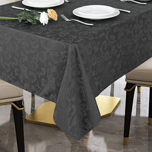 Jacquard Table Cloth Heavy Duty Waterproof Tablecloth For Outdoor And Indoor Use - Picture 1 of 9