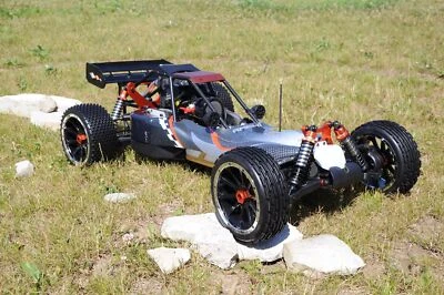 Amewi Pitbull-X RC Offroad Buggy 1:5 RTR 2,4GHz 32ccm Benzin Motor Big Scaler - Bild 1 von 4