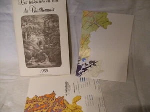 Lot Dokumente: Broschüre Les Resources En Eau Du Chatillonnais 1989 + Karte  - Bild 1 von 5