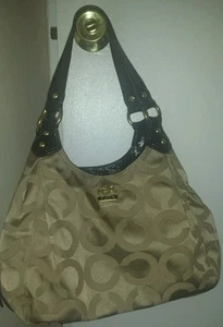 Coach monogram light brown bag, preowned - Picture 1 of 5