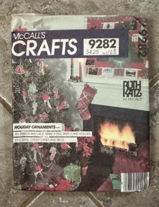 McCall's "Holiday Ornaments" #9282 Ruth Katz Weihnachtsdeko Vintage OOP - Bild 1 von 4