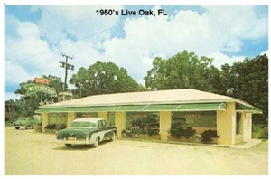 1950's Restaurant Live Oak, FL  Refrigerator / Tool Box  Magnet - Picture 1 of 1