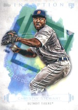 2019 Topps Inception #78 Christin Stewart Rookie Card 