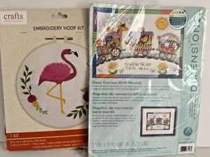 KIT PUNTO DE CRUZ CONTADO DIMENSIONES BABY EXPRESS NACIMIENTO RECORN & FLAMENCO KIT (21 - Imagen 1 de 10