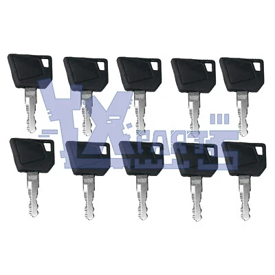 10 Keys 14607 for JCB Bomag Terex Vibromax New Holland NH Ford Moxy Hamm Volvo - Image 1 of 4