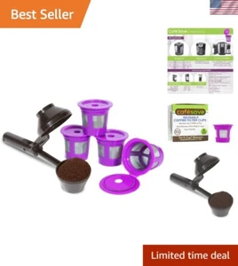 Cost-Saving Refillable K Cup Pods + Easy Scoop for Fresh Coffee Brewing - Picture 1 of 9