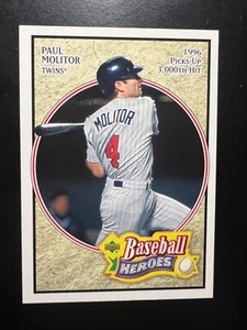 2005 Upper Deck Baseball Heroes #52 Paul Molitor Twins - Picture 1 of 2