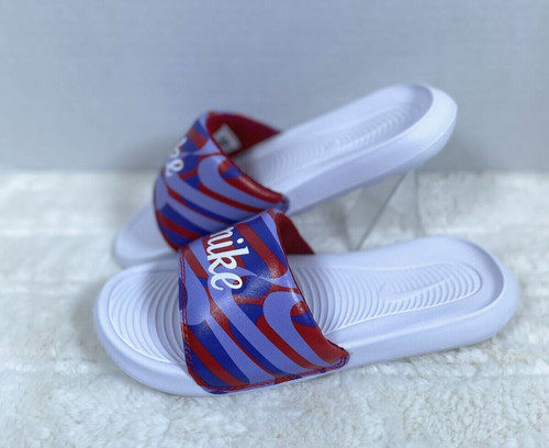 Slides stampa Nike Youth Victori One (cinnabar bianco) TAGLIA 6