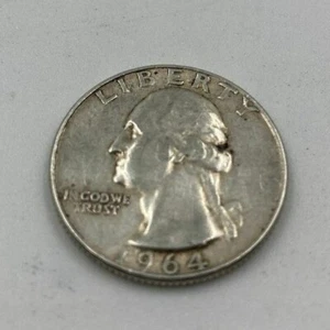 Cuarto de plata Washington 1964 AVC - Imagen 1 de 2