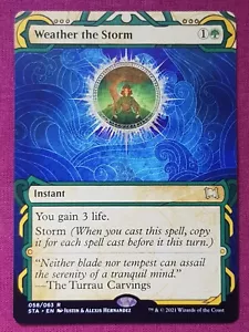 Magic The Gathering STRIXHAVEN MYSTICAL ARCHIVE WEATHER THE STORM green card MTG - Picture 1 of 2