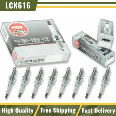 Juego de 8 bujías NGK V-POWER para Dodge Ram 1500 2500 3500 1994-1997 5,9 L 5,2 L Foto 1 de 2